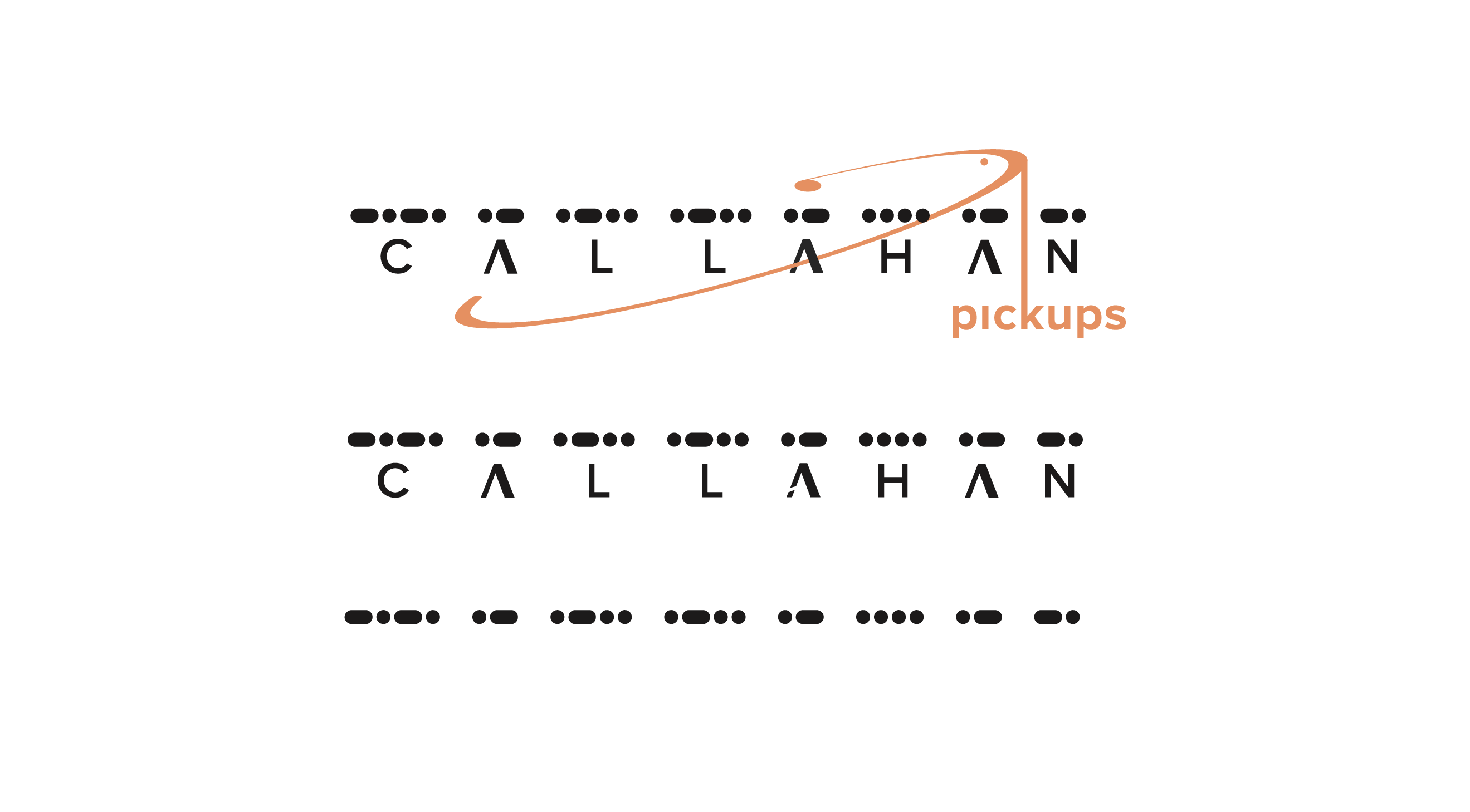 Callahan Pickups Logo variations