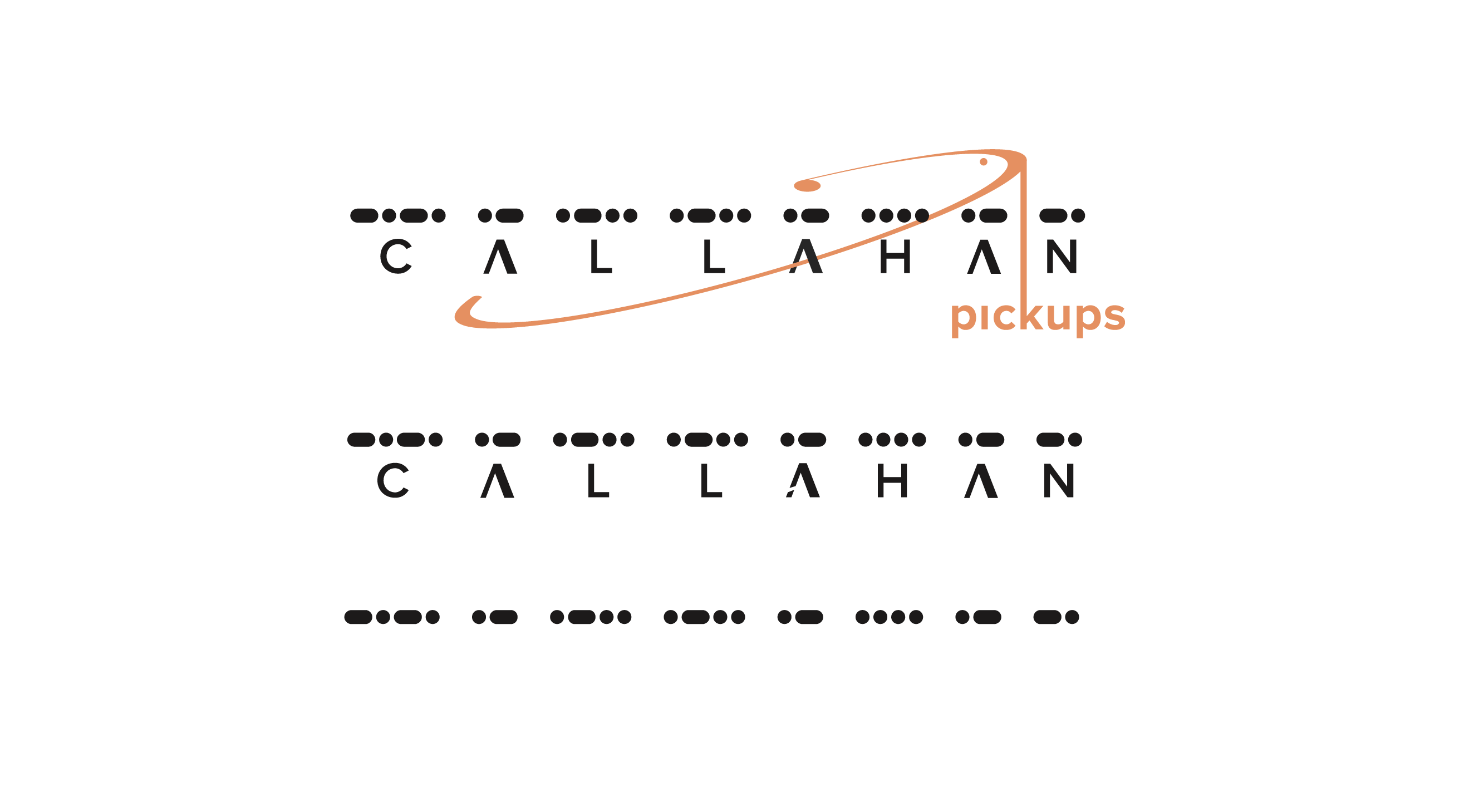 Callahan Pickups Logo variations Callahan Pickups Logo variations