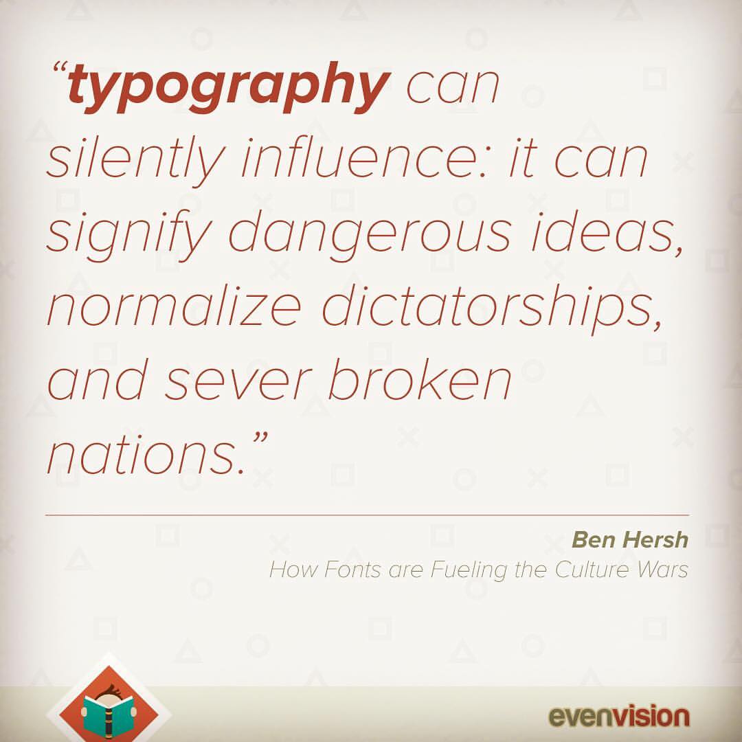 Design Quote for EvenVision's Blog - What we are Reading. 
