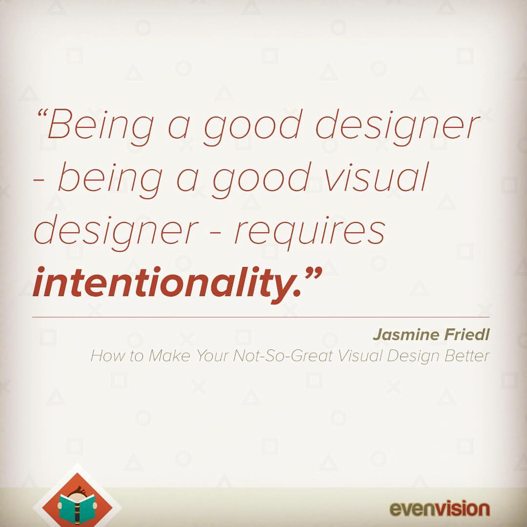 Design Quote for EvenVision's Blog - What we are Reading. 